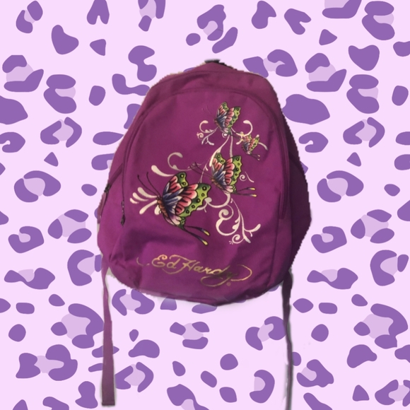 Vintage Ed Hardy Backpack - Picture 1 of 16